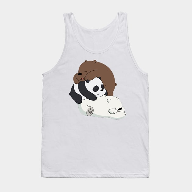 We Bare Bears Tank Top by positive_negativeart